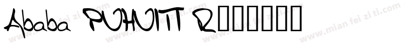 Ababa PUHUITI R字体转换
